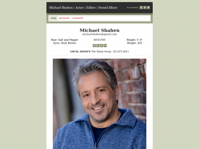 michaelshahen.com snapshot