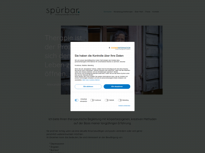 spuerbar-praxis.de snapshot