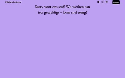 pbmproducten.nl snapshot