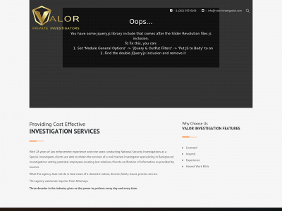 valorinvestigation.com snapshot