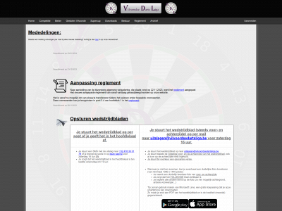 vilvoordsedartsliga.be snapshot