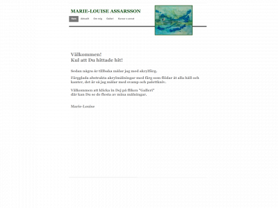 marielouiseassarsson.se snapshot