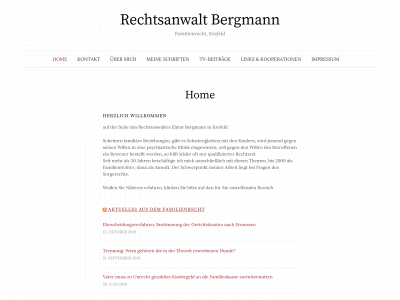 rechtsanwaltbergmann.com snapshot