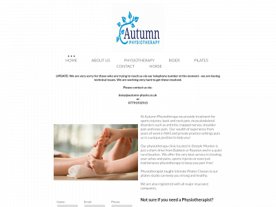 autumn-physio.co.uk snapshot