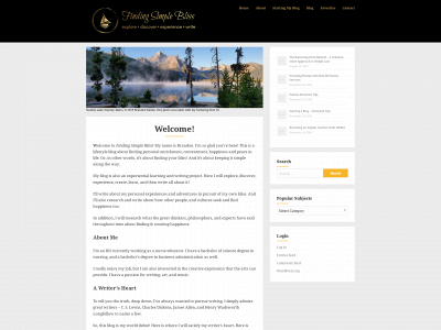 findingsimplebliss.com snapshot