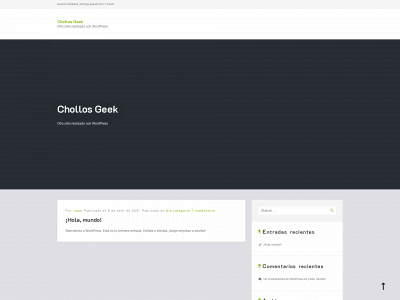 chollosgeek.work snapshot