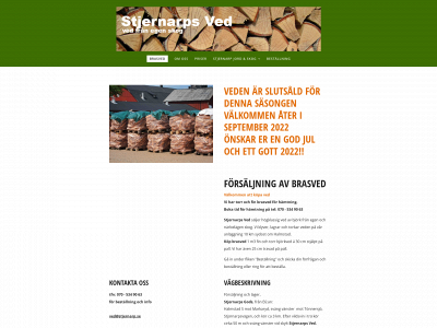 stjernarpsved.se snapshot