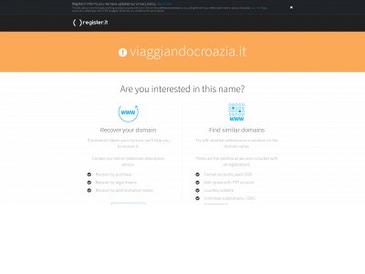 viaggiandocroazia.it snapshot
