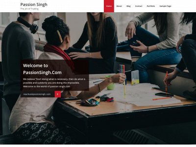 passionsingh.com snapshot