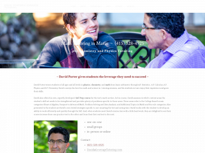 leveragetutoring.com snapshot
