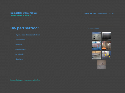 debackerdominique.be snapshot
