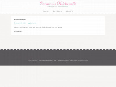 corazonskitchenette.com snapshot