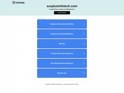 surplusinfotech.com snapshot