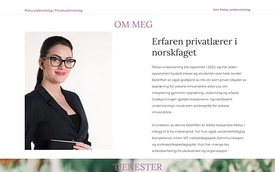 petsaundervisning.no snapshot