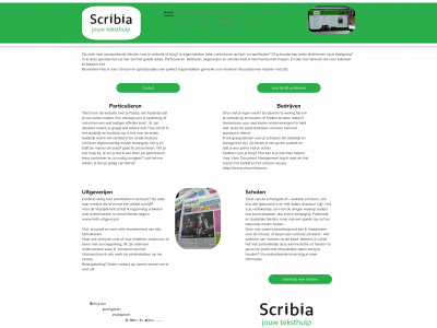 scribia.nl snapshot