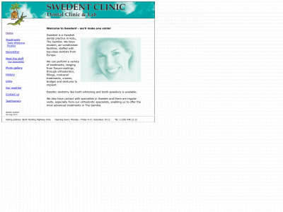 swedentclinic.com snapshot