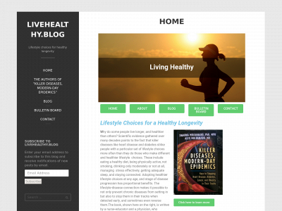 livehealthy.blog snapshot