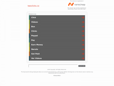twoclicks.co snapshot