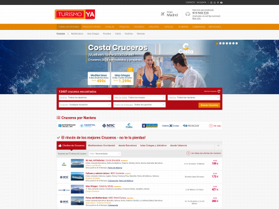100cruceros.com snapshot