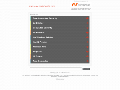 awesomeperipherals.com snapshot