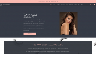 lavoomsalon.com snapshot