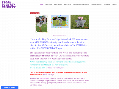 www.storkcountrydelivery.com snapshot