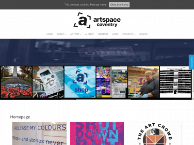coventry-artspace.co.uk snapshot