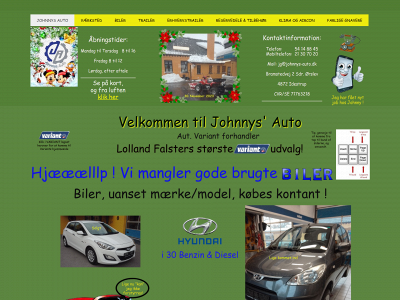 johnnys-auto.dk snapshot