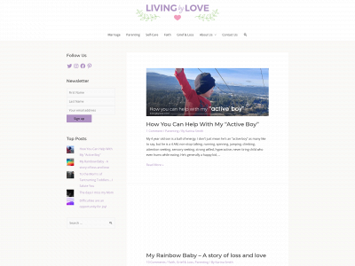 livingbylove.com snapshot