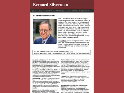 bernardsilverman.co.uk snapshot