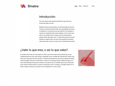 vercomopienso.com snapshot
