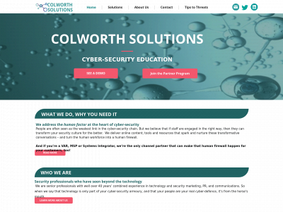 colworthsolutions.com snapshot