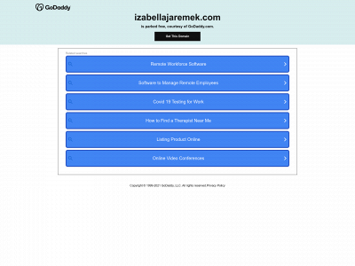 izabellajaremek.com snapshot