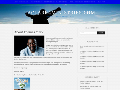 taclark4ministries.com snapshot