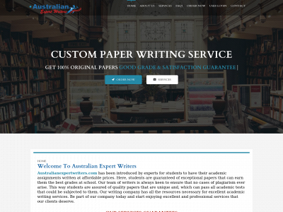 australianexpertwriters.com snapshot