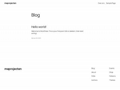 maprojecten.nl snapshot