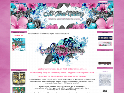 allthatglitterzstore.com snapshot