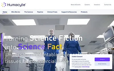 humacyte.com snapshot