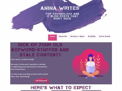 aninawrites.net snapshot