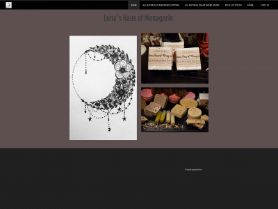www.lunashausofmenagerie.com snapshot
