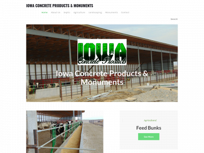 www.iowaconcreteproductsandmonuments.com snapshot