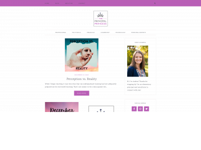 theprincipalprincess.com snapshot