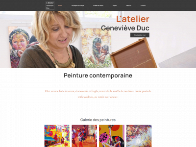 genevieve-duc.com snapshot