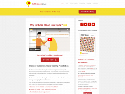 bladdercancer.org.au snapshot