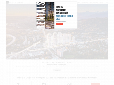 thecityoflougheed.com snapshot