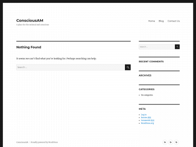 consciousam.com snapshot