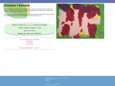 kunstnerikoerestol.dk snapshot
