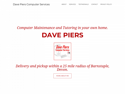 davepiers.co.uk snapshot