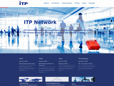 itptravel.solutions snapshot