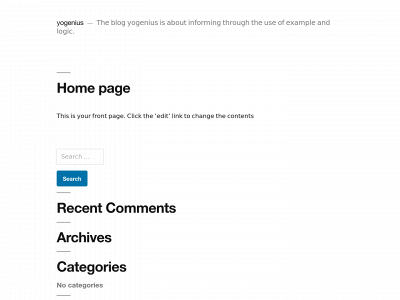 yogenius.org snapshot